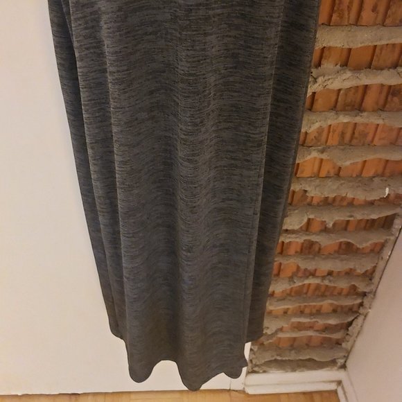 T Alexander Wang Gray Racer Back Maxi Dress Split Front Size M Medium - Picture 4 of 9